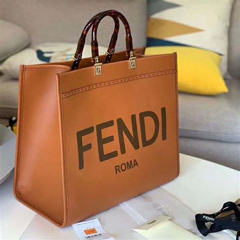 bolsa fendi sunshine|Fendi sunshine leather bag.